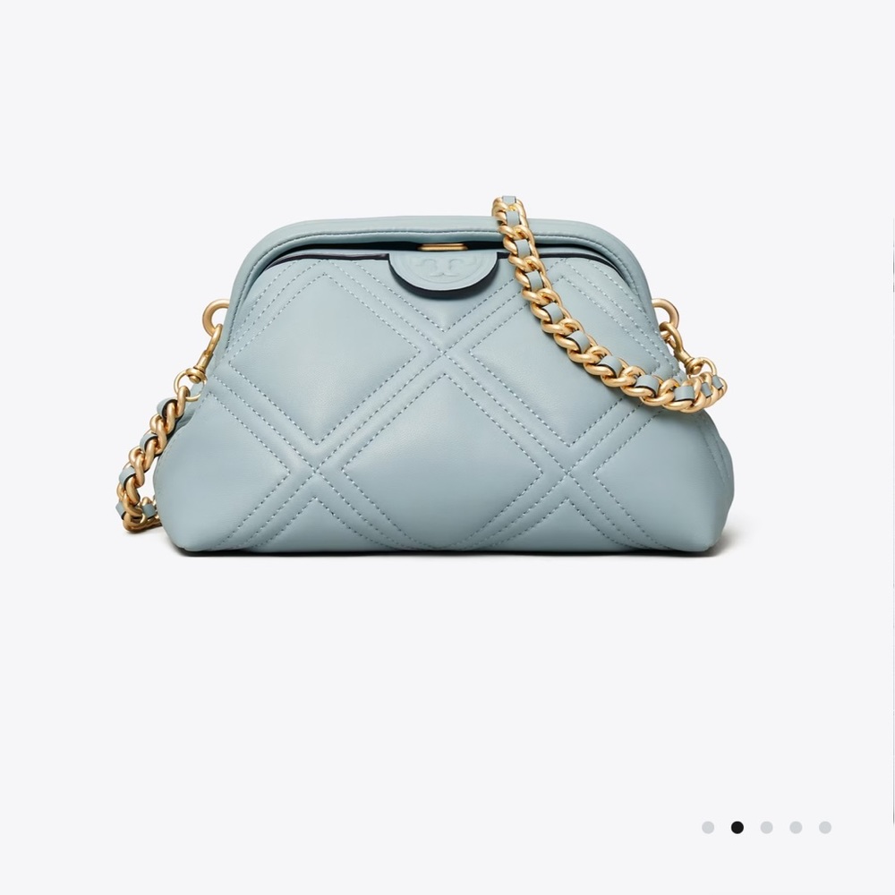 FLEMING SOFT SMALL FRAME CROSSBODY BAG SOFT BABY BLUE NEW !!!